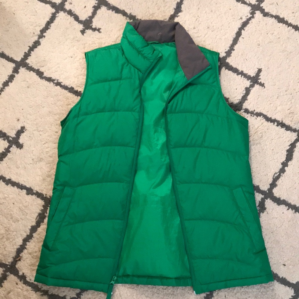 Lands End Small/Tall Green Down Vest